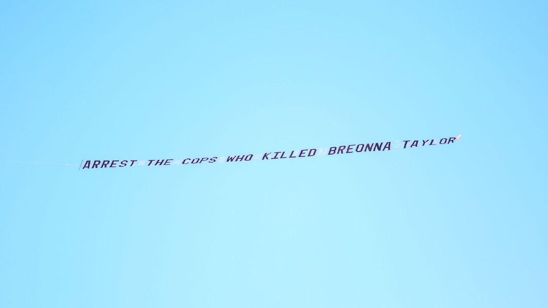 Breonna Taylor message Derby Day